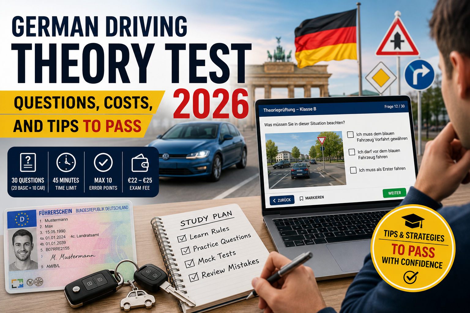 Deutsche Führerschein-Theorieprüfung 2026