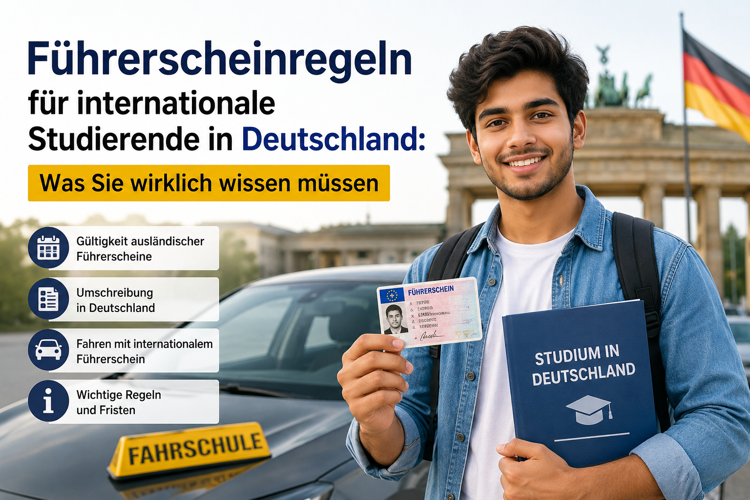 Führerscheinregeln für internationale Studierende in Deutschland Was Sie wirklich wissen müssen Führerscheinregeln für internationale Studierende in Deutschland: Was Sie wirklich wissen müssen
